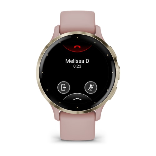 Garmin Venu 3S розовые с золотистым безелем 010-02785-03 от прозводителя Garmin