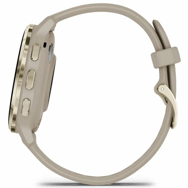 GARMIN VENU 3S Soft gold stainless steel bezel with French grey case and silicone band 010-02785-52 010-02785-52 от прозводителя Garmin