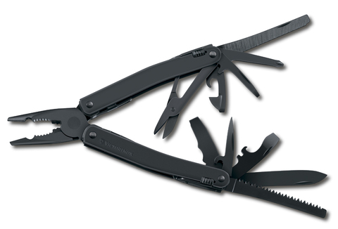 Мультитул Victorinox SwissTool Spirit XBS, 105 мм, 25 функций, черный, нейлоновый чехол 3.0224.3CN от прозводителя Victorinox