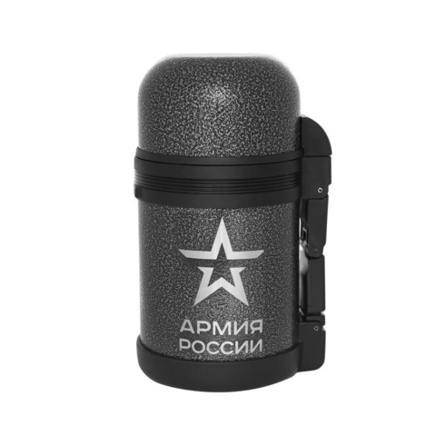 Термос универсальный (для еды и напитков) Thermos Армия России "Армейский" (0,8 литра), серый 644923 от прозводителя Thermos