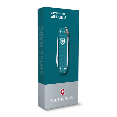 Нож-брелок Victorinox Classic SD Alox Colors, 58 мм, 5 функций, "Wild Jungle" 0.6221.242G от прозводителя Victorinox