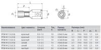 Разъем плоский изолированный (мама) 1.5-7-0.8 (100 шт) РПИ-М 1.5-(6.3) от прозводителя КВТ