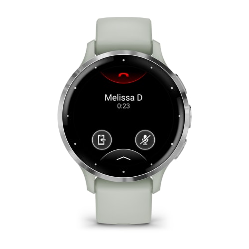 Garmin Venu 3S серо-зеленый с серебристым безелем 010-02785-01 от прозводителя Garmin