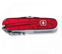 Нож Victorinox SwissChamp, 91 мм, 33 функции, полупрозрачный красный 1.6795.T от прозводителя Victorinox
