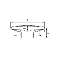 Утка подъемная швартовая SUNFINE 160мм SF30310-2 от прозводителя SUNFINE MARIN