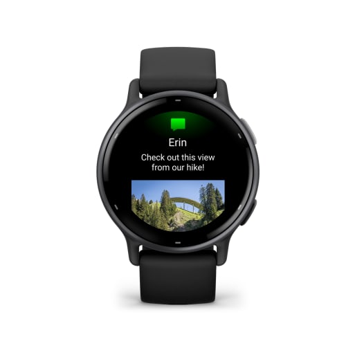 Garmin Vivoactive 5 черные с серым безелем и силиконовым ремешком 010-02862-10 от прозводителя Garmin