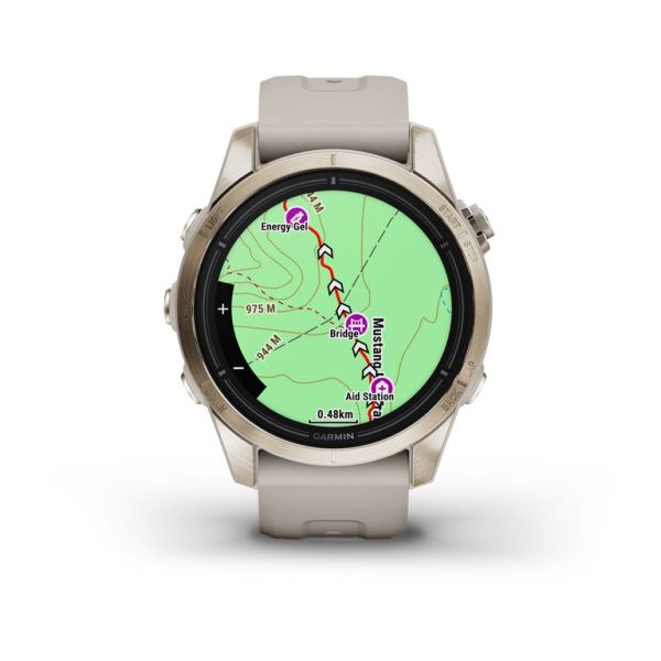 Garmin epix Pro (Gen 2) Sapphire Edition 42 мм, золотистый корпус со светло-песочным ремешком 010-02802-11 от прозводителя Garmin