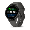 Garmin Venu 3s - 41 мм | Slate stainless steel bezel with pebble grey case and silicone band
