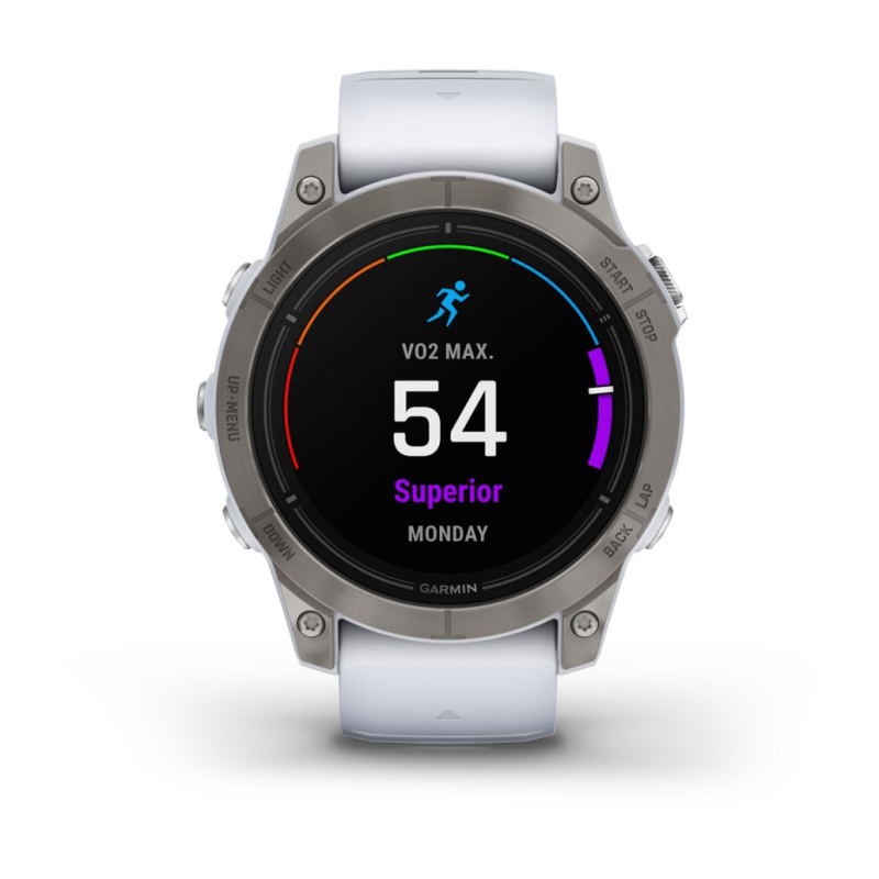 Garmin Epix Pro (Gen 2) - 47 мм SAPPHIRE | Titanium with Whitestone Band