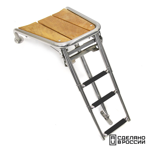 Платформа носовая с трапом 3 ступени черные 040245BT от прозводителя Техномарин