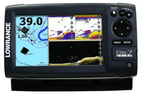 Lowrance Elite-7 CHIRP (50/200+455/800kHz)