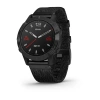 Garmin Fenix 6 Pro - 47 мм SAPPHIRE | Black DLC with heathered red nylon band