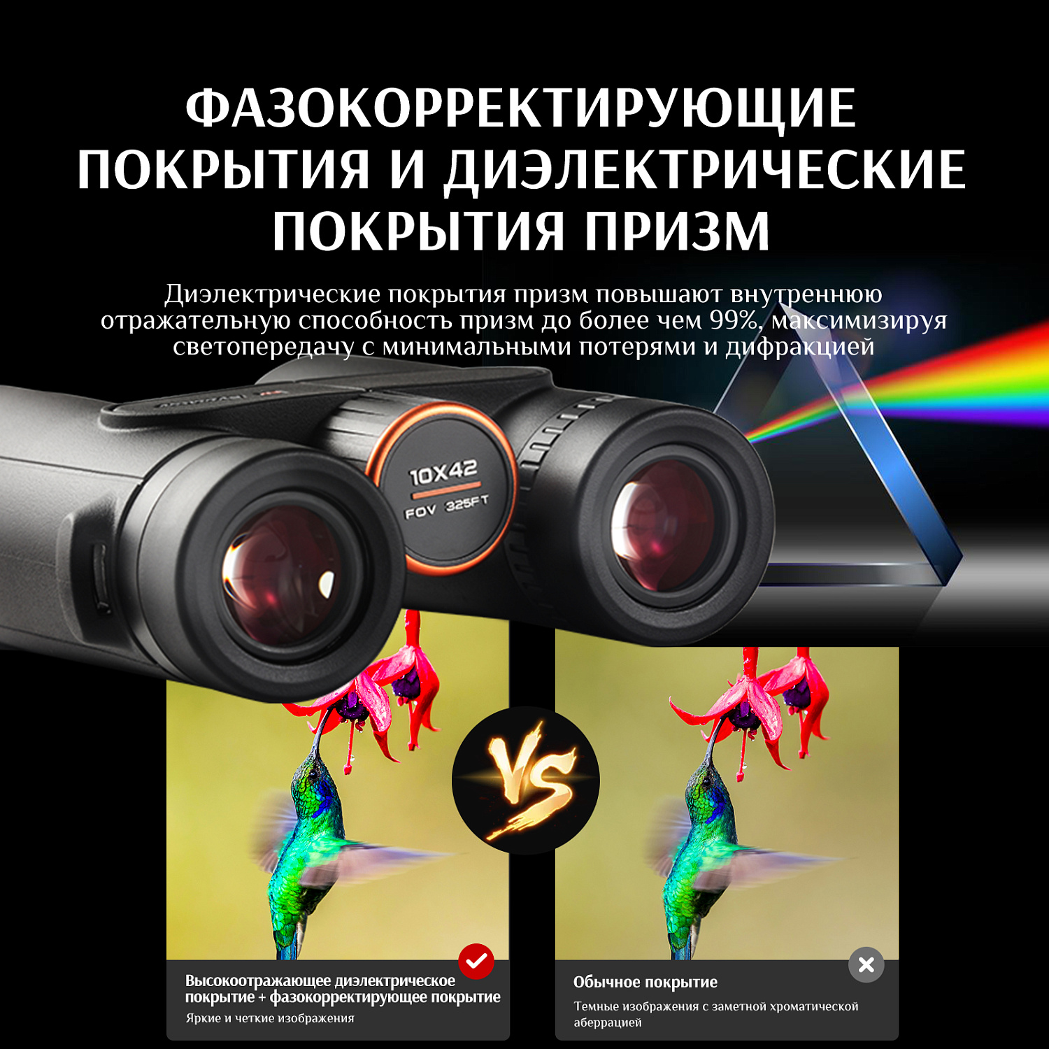 Бинокль Eyeskey Sport ED-12x50