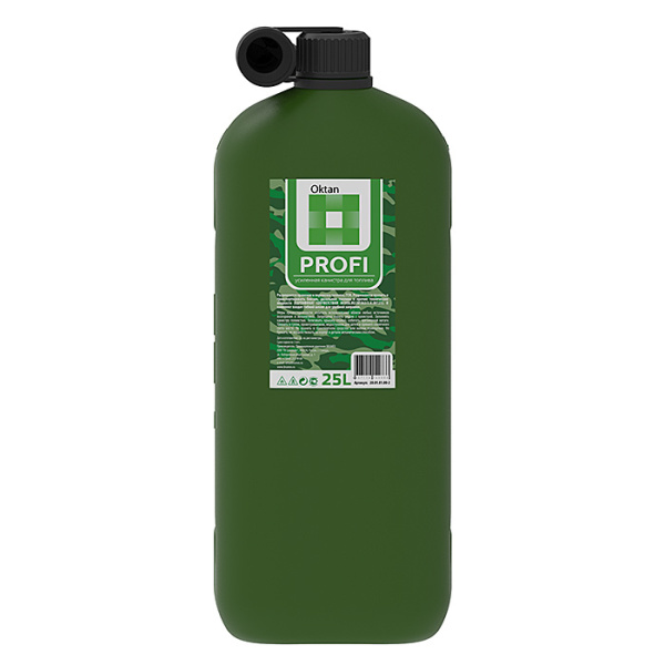 Канистра для бензина 25л с заливным устройством PROFI 25.01.01.00-2 от прозводителя Oktan