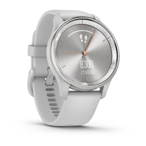 Garmin vivomove Trend с серебристым безелем, серым корпусом и силиконовым ремешком 010-02665-03 от прозводителя Garmin