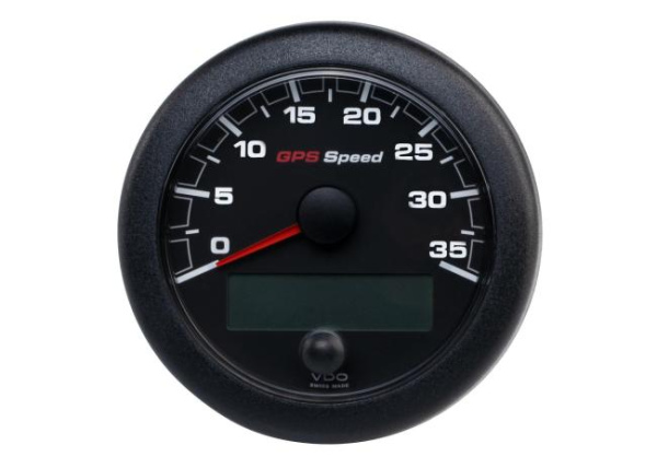 VDO Oceanlink GPS Speed Indicator / 0-35 kn / 85 mm / black A2C1351980001 от прозводителя VDO