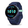 Garmin Vivoactive 5 | Metallic navy Aluminium bezel with navy case and silicone band