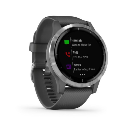GARMIN VIVOACTIVE 4 SHADOW GRAY/SILVER 010-02174-04 от прозводителя Garmin