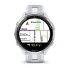 Garmin Forerunner 965 - | Titanium Bezel with Whitestone Case and Whitestone/Powder Grey Silicone Band