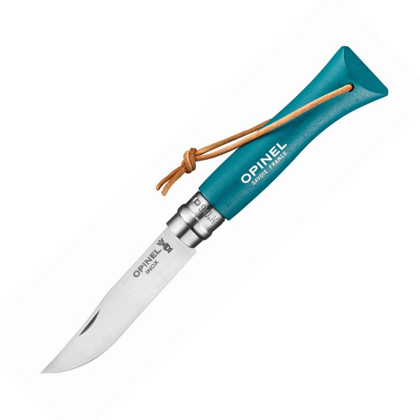 Нож Opinel №6 Trekking, нержавеющая сталь, бирюзовый, 002200 002200 от прозводителя Opinel