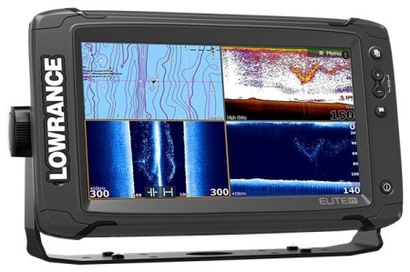 Lowrance Elite-9Ti Mid/High/TotalScan