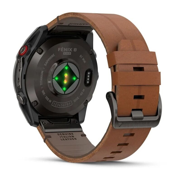 GARMIN   FENIX 8 PRO – 51mm, AMOLED Sapphire Chestnut leather band 010-03199-40 010-03199-40 от прозводителя Garmin