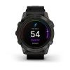 Garmin Epix Pro (Gen 2) - 47 мм SAPPHIRE | Carbon Grey DLC Titanium with Black Leather Band