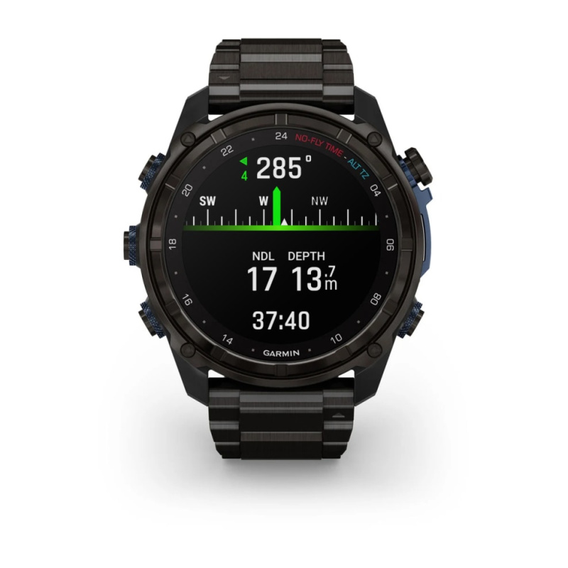 Garmin Descent Mk3i - 51 мм | Carbon grey DLC titanium band