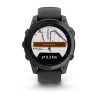 Garmin Fenix E - 47 мм AMOLED | Slate grey steel with Black silicone band