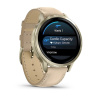 Garmin Venu 4 - 41 мм | Lunar Gold with Bone Silicone Band and Light Sand Leather Band
