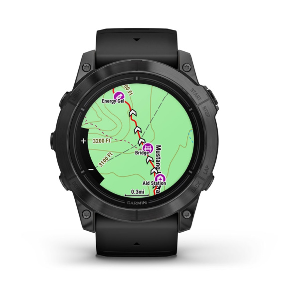 Garmin epix Pro (Gen 2) Standard Edition 51 мм, серый, черный силиконовый ремешок 010-02804-21 от прозводителя Garmin