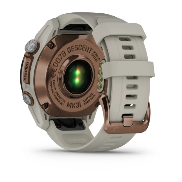 GARMIN DESCENT Mk3i 43 mm Bronze PVD/French grey silicone band 010-02753-14 010-02753-14 от прозводителя Garmin