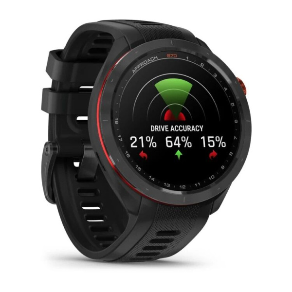 GARMIN APPROACH S70  47 MM - BLACK CERAMIC BEZEL WITH BLACK SILICONE BAND 010-02746-12 010-02746-12 от прозводителя Garmin