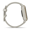 Garmin Venu Sq 2 - 40 мм Music | Премиум-функции | Cream Gold Aluminium Bezel with French Grey Case and Silicone Band